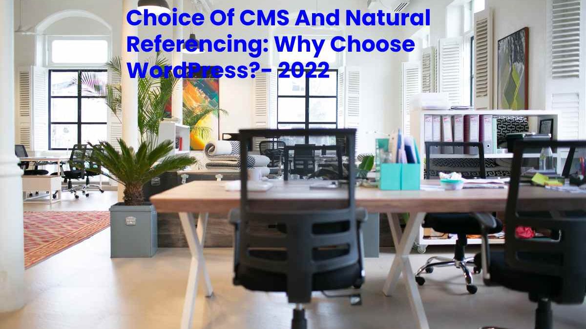 Choice Of CMS And Natural Referencing: Why Choose WordPress?