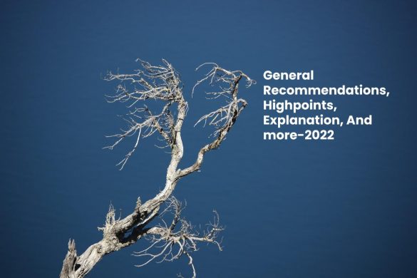 General Recommendations, Highpoints, Explanation, And more-2022