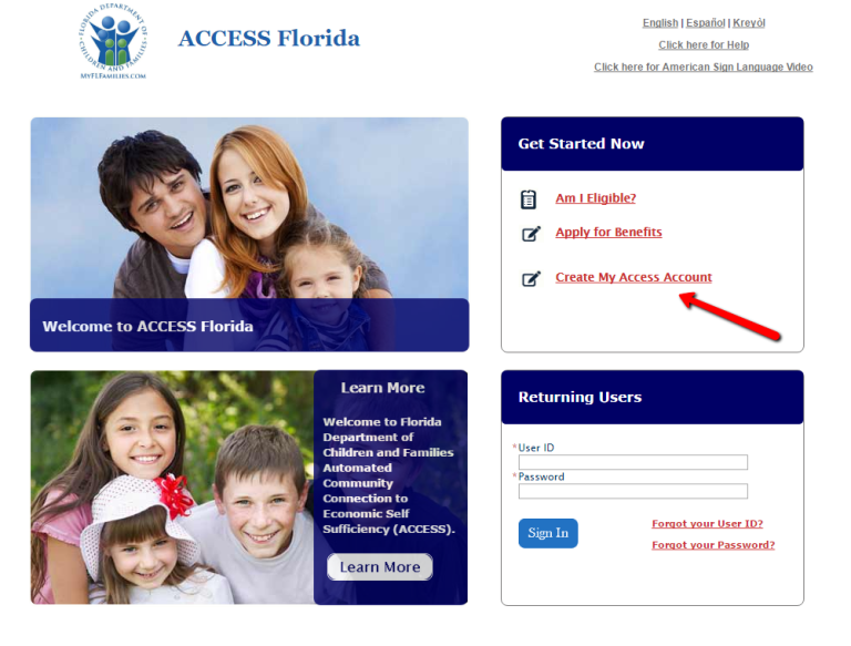 WWW.Myflorida.Com Access