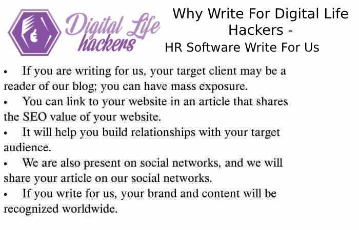 Guidelines of the Article – HR Software Write For Us